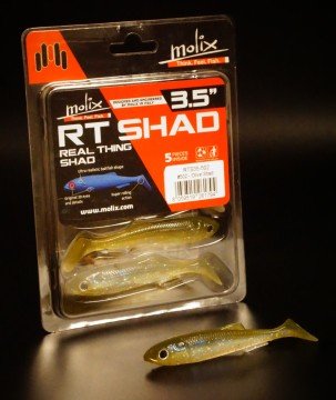 Molix Real Thing Shad 3.5'' (5 pcs)  col. Olive Shad