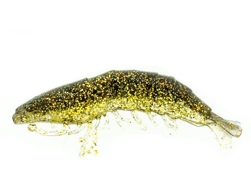Molix Shrimp 2,5'' + WT Jig Head 4 g.col. Marron Glacè