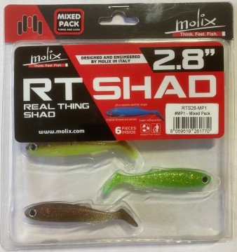 Molix Real Thing Shad 2,8'' (6 pcs)  col. Mixed Pack 1