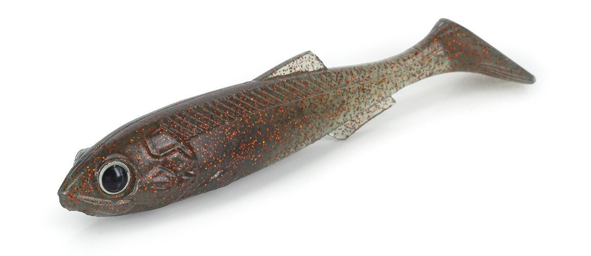 Molix Real Thing Shad 3.5'' (5 pcs)  col. UV Green Shimmering