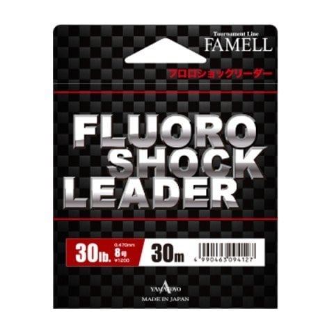YAMATOYO FLUORO SHOCK LEADER no:8 - 30LB - 0.47 mm - 30m