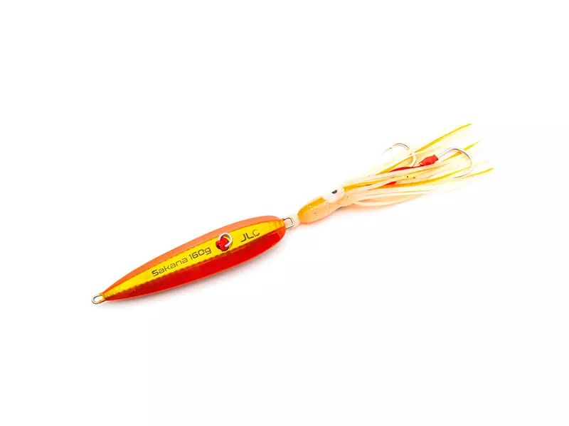 INCHIKU SAKANA JLC 160 G ORANGE/GOLD  #3 + OCTOPUS ASSEMBLY