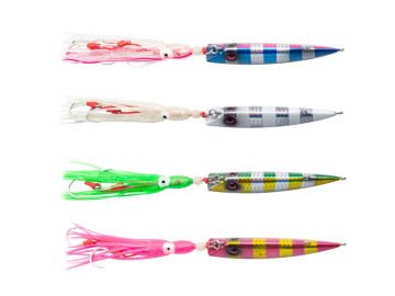 SHERYKU JIG 140 G ZEBRA PINK/GOLD + OCTOPUS ASSEMBLY