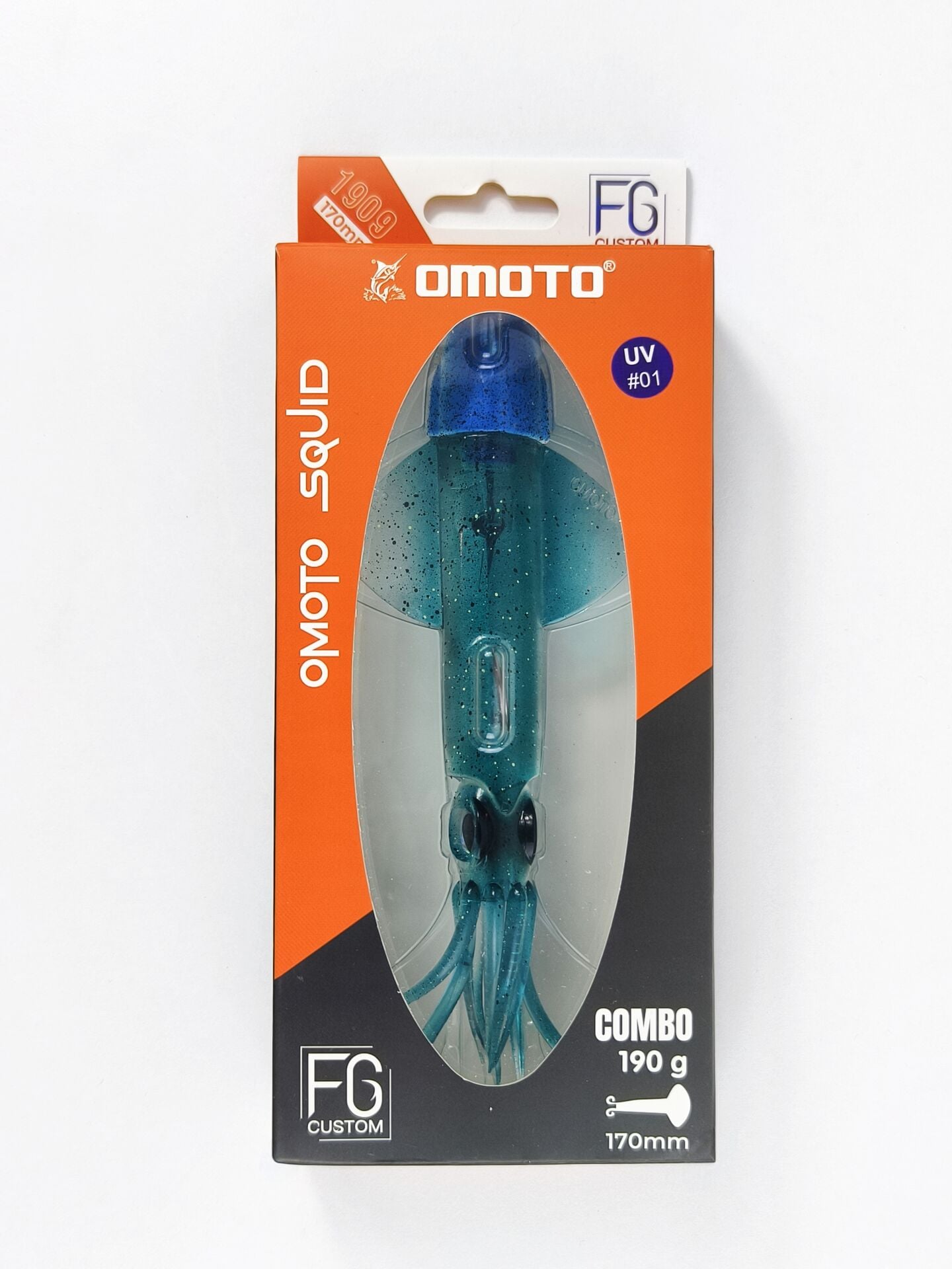 OMOTO FG CUSTOM SQUID 190GR NO:1 DEEP BLUE SQUID