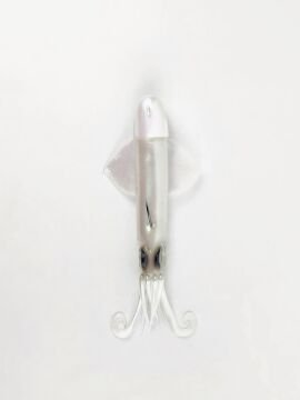 OMOTO FG CUSTOM SQUID 190GR NO:2  DEEP WHITE / RED / BLUE FLASHES