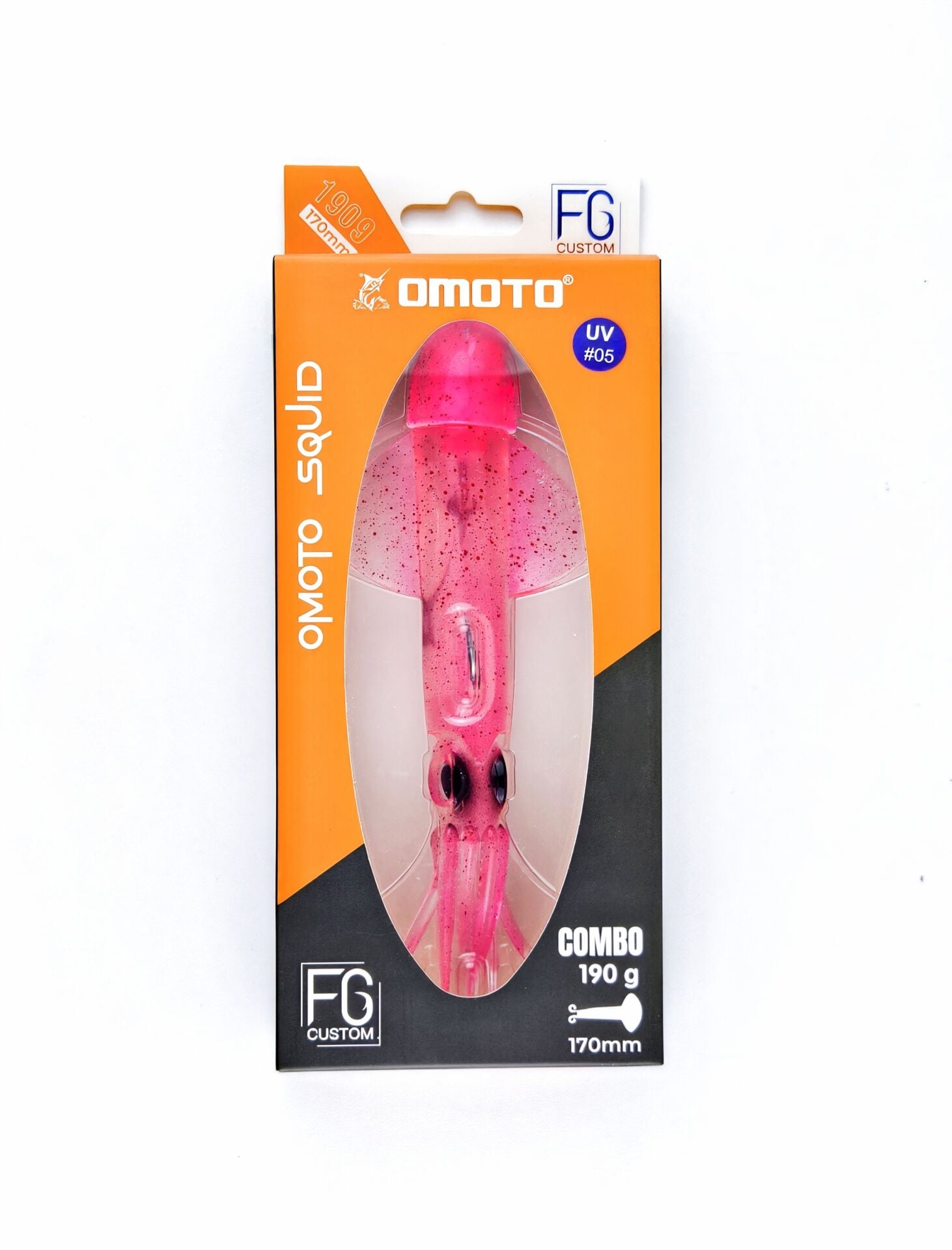 OMOTO FG CUSTOM SQUID 190GR NO:5 PINK KRAKEN