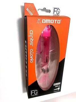 OMOTO FG CUSTOM SQUID 190GR NO:5 PINK KRAKEN