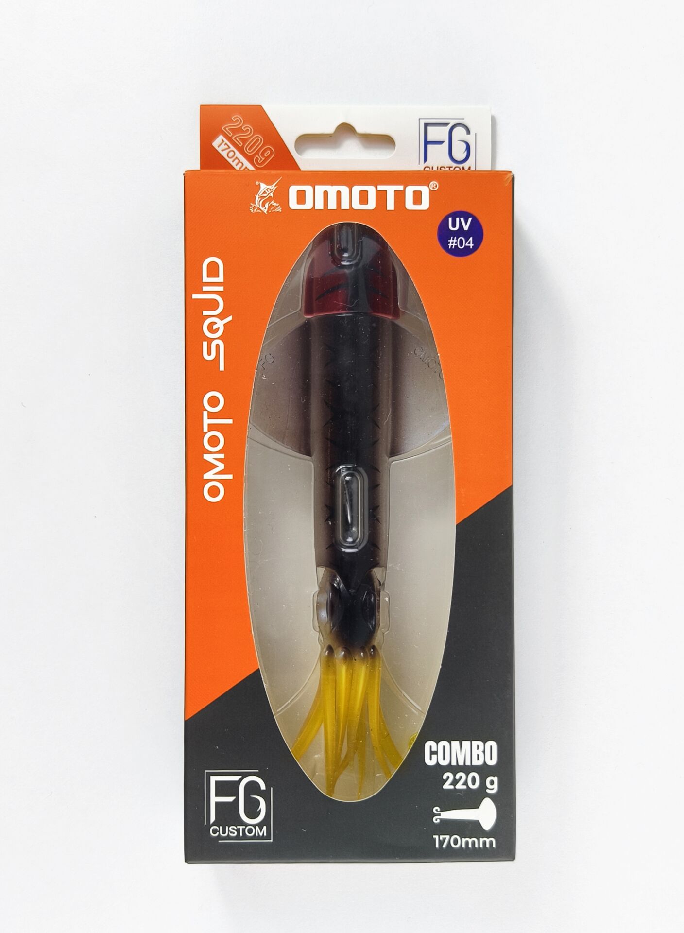 OMOTO FG CUSTOM SQUID 220GR NO:4 NATURAL