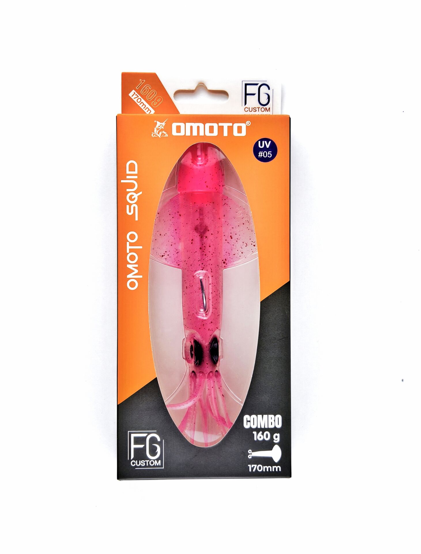 OMOTO FG CUSTOM SQUID 160GR NO:5 PINK KRAKEN