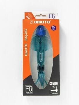 OMOTO FG CUSTOM SQUID 160GR NO:1 DEEP BLUE SQUID