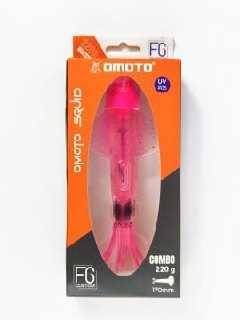 OMOTO FG CUSTOM SQUID 220GR NO:5 PINK KRAKEN