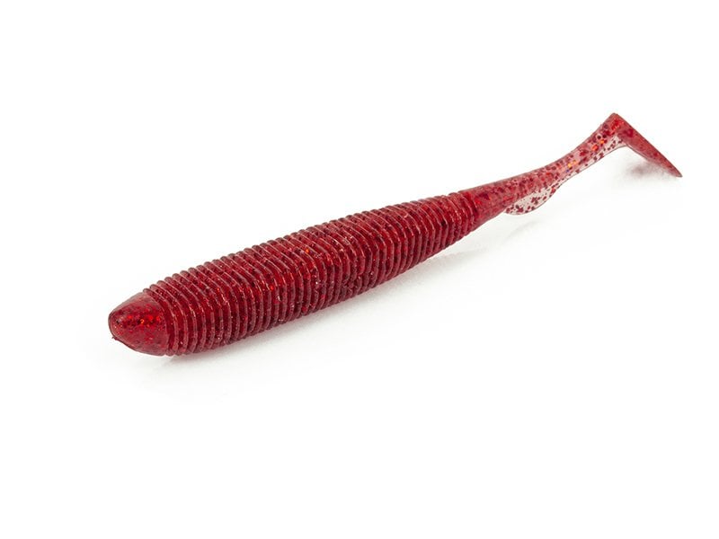 Molix RA Shad 3,8'' (6 pcs)  col. UV Clear Red Flake
